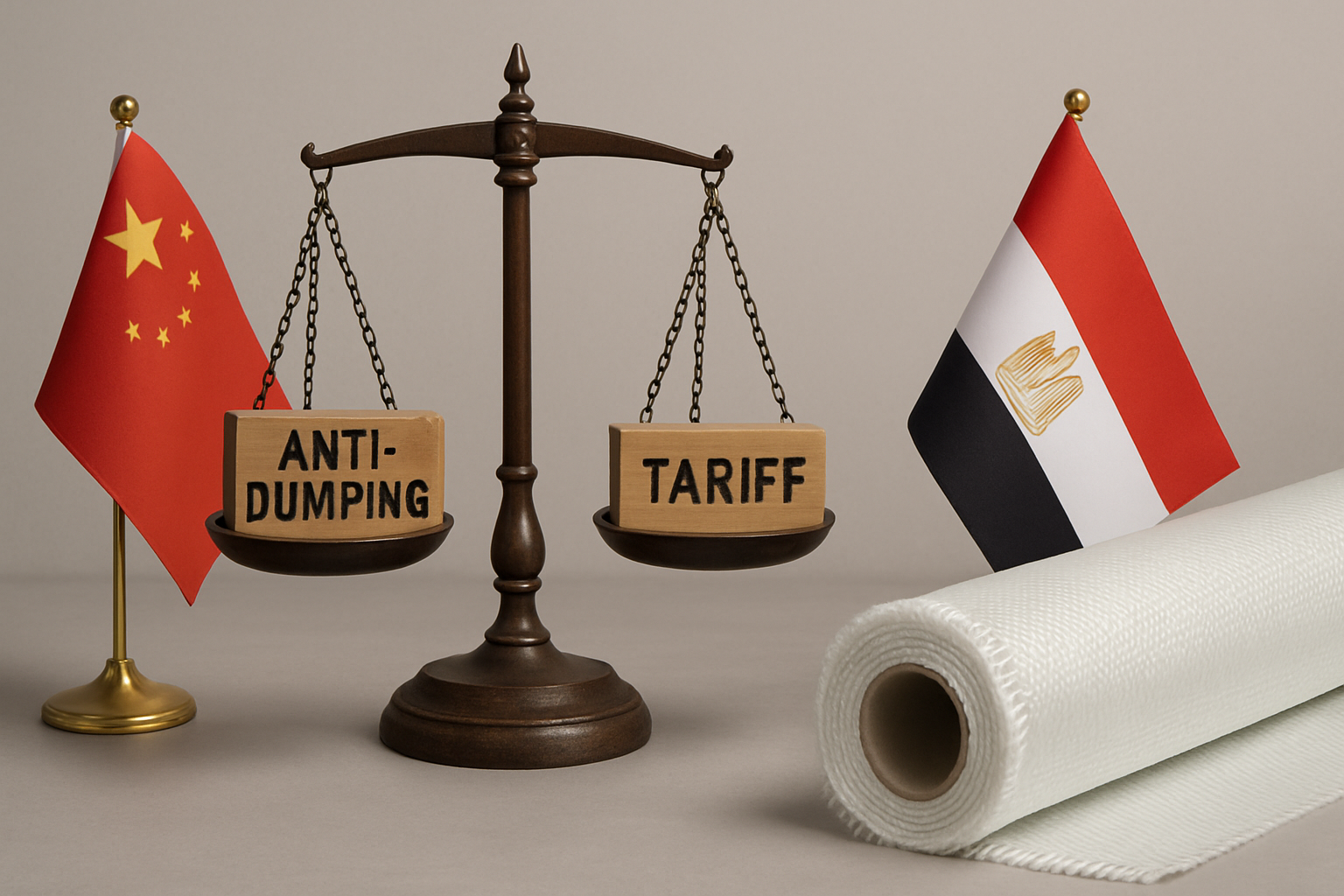 Maintien des droits antidumping sur certains tissus en fibres de verre originaires de Chine et d’Égypte, extension à Maroc et Turquie